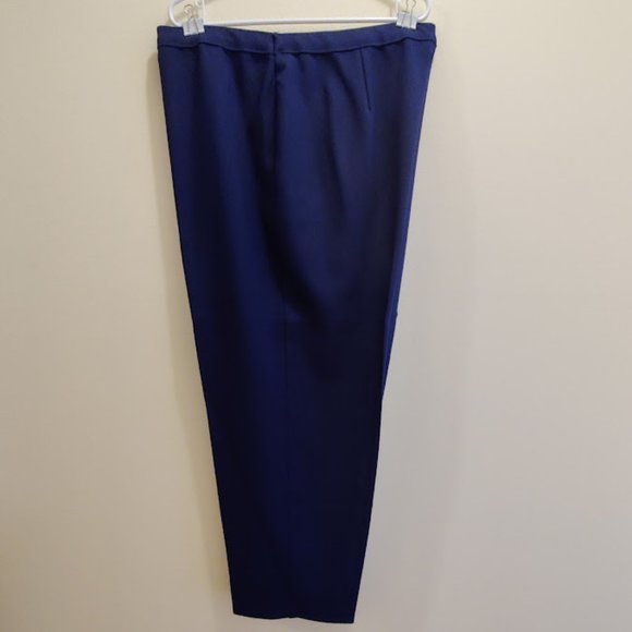 Roaman's Pants - *NWOT*  Bend Over Casual/Dress Pull on Pants, Stretch, Plus, Navy Blue, Sz 46